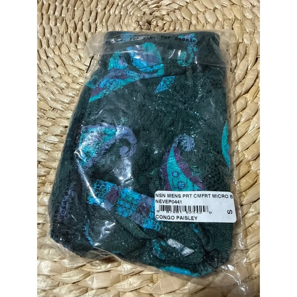 Cosabella Never Say Never Comfort Micro Brief Congo Paisley Lace Men's Size S